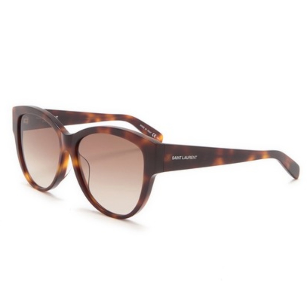 Saint Laurent Cat Eye Sunglasses Havana NWOT
